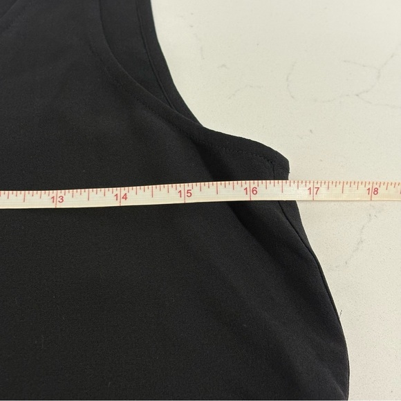 Eileen Fisher 100% Silk Black Scoop Neck Tank Top XXS - Picture 5 of 7
